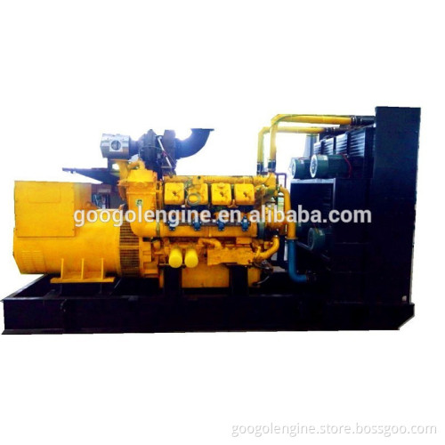 60Hz 1200RPM 550kW 700kVA Biogas Generator With CHP or Water Cooled